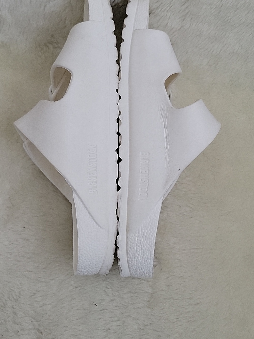 BIRKENSROCK White Arizona EVA Slide Sandals. Size 38. - Picture 9 of 15
